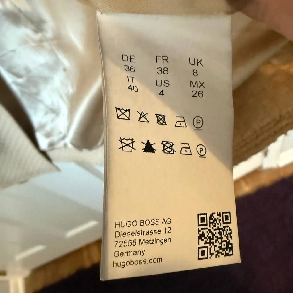 Boss Tan Textured Coat - Picture 3 of 4